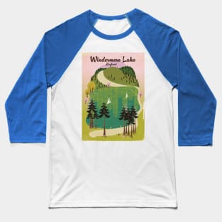 lake windermere travel poster Baseball T-Shirt